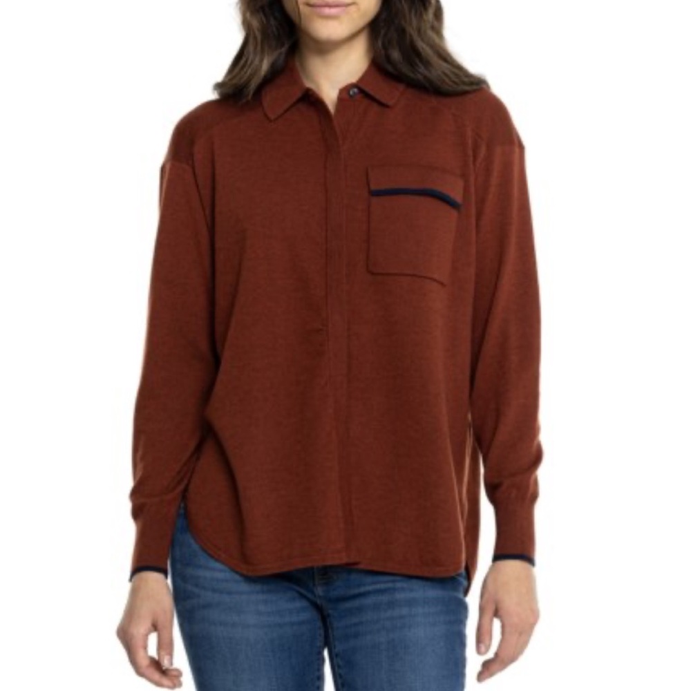 Smartwool Collared Button Front Sweater - image 1